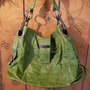 Genuine Leather Green Purse
